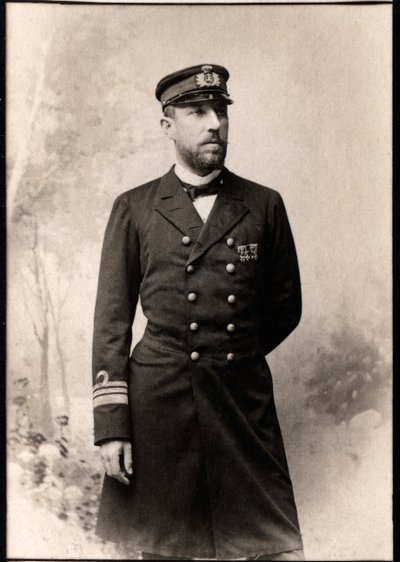 Portrait of Prince Oscar Bernadotte of Sweden (1859-1953) by French Photographer
